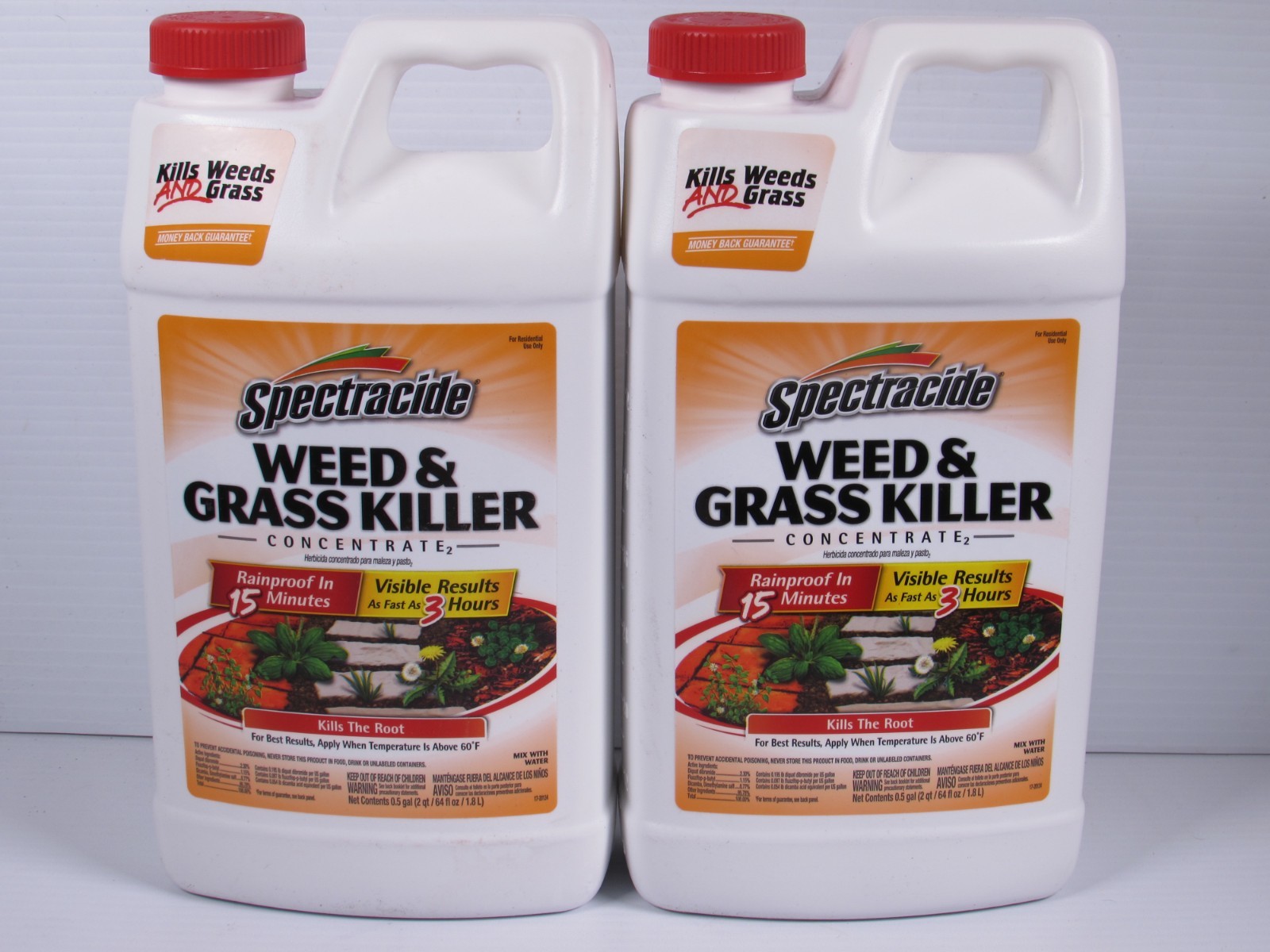 2 Pack Spectracide Weed & Grass Killer, 64 Fl Oz Each Concentrate TWO BOTTLES