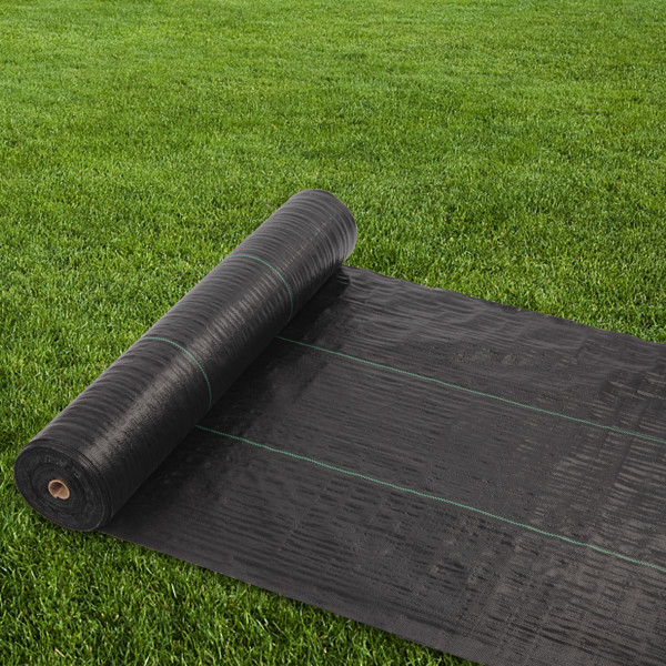 4*100ft Black Weeding Cloth Polyethylene Foldable Ground Cover