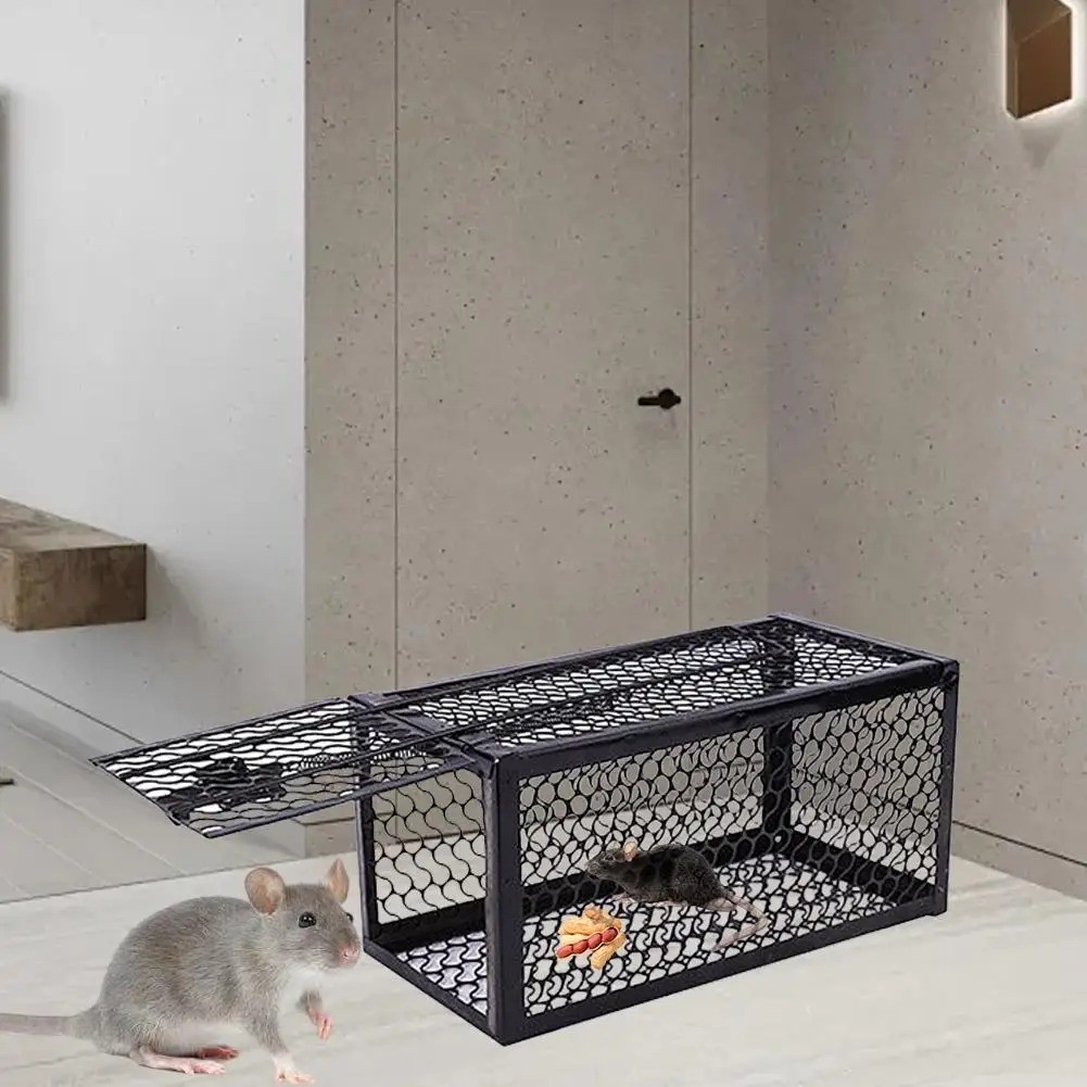 USA Mouse Trap Rat Trap Rodent Trap Live Catch Cage, Easy to Set Up and Reuse