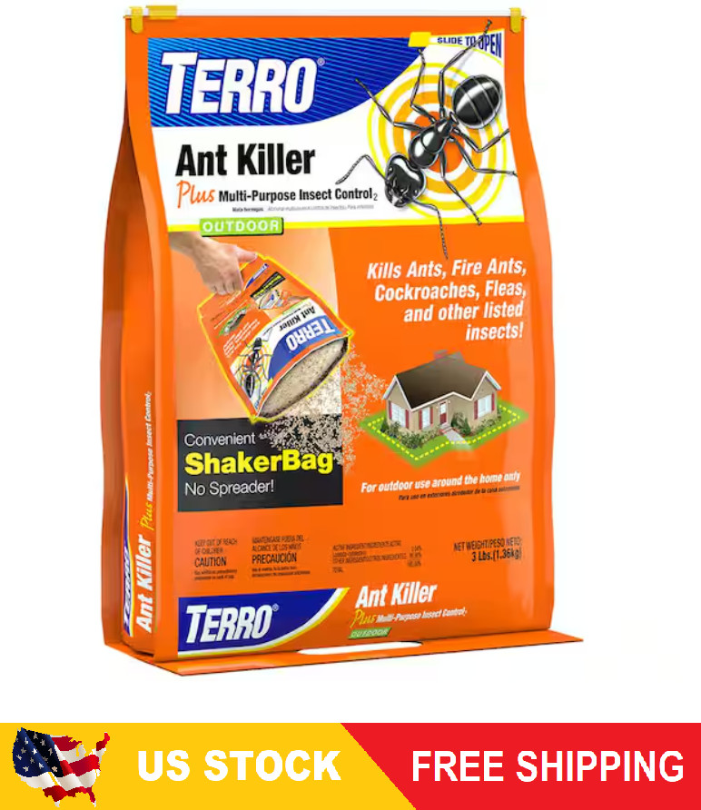 TERRO 3 lb. Outdoor Ant Killer Plus Multi-Purpose Insect Control Granules