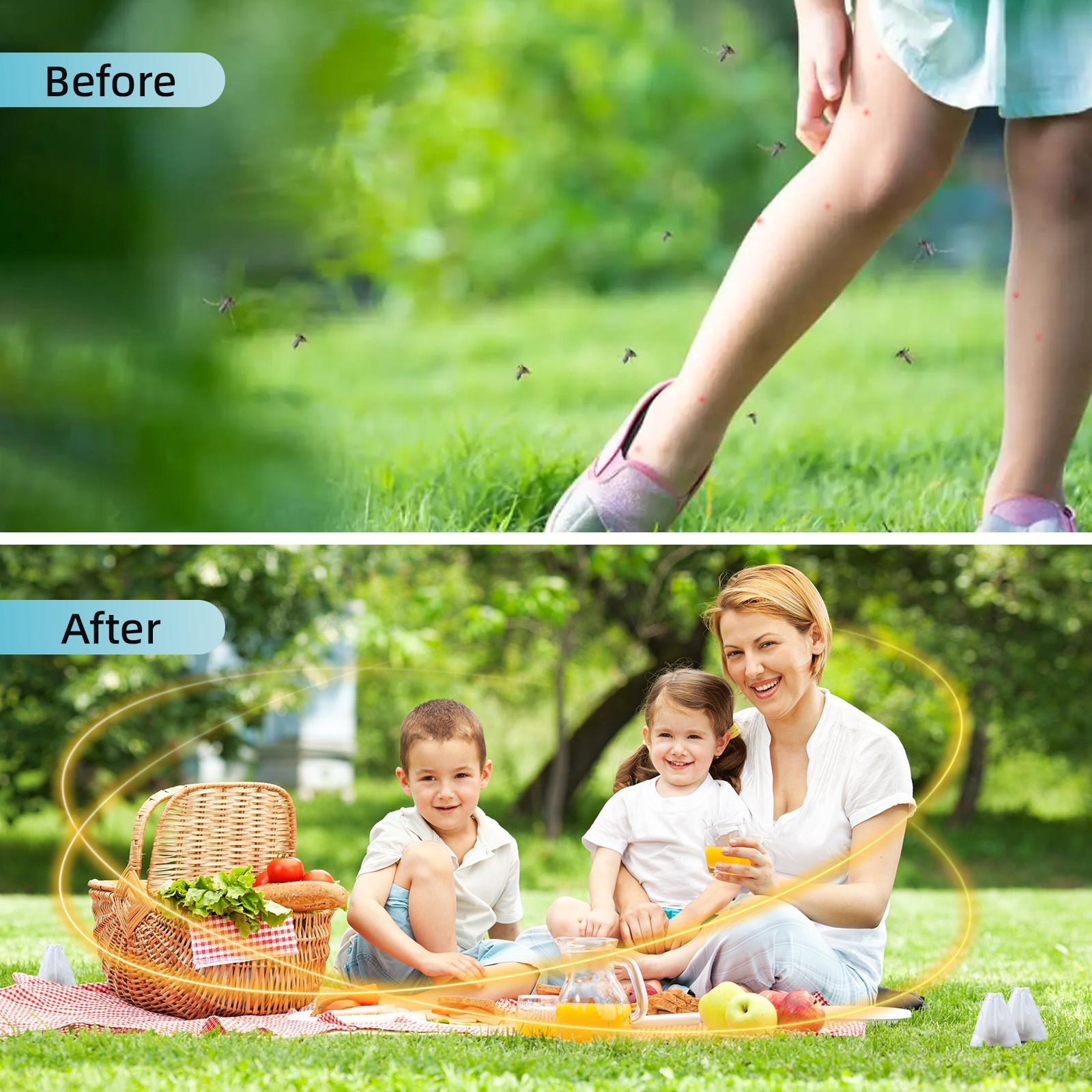 10 Pack Mosquito Repellent Outdoor Patio, Mosquitoes Deterrent for Yard