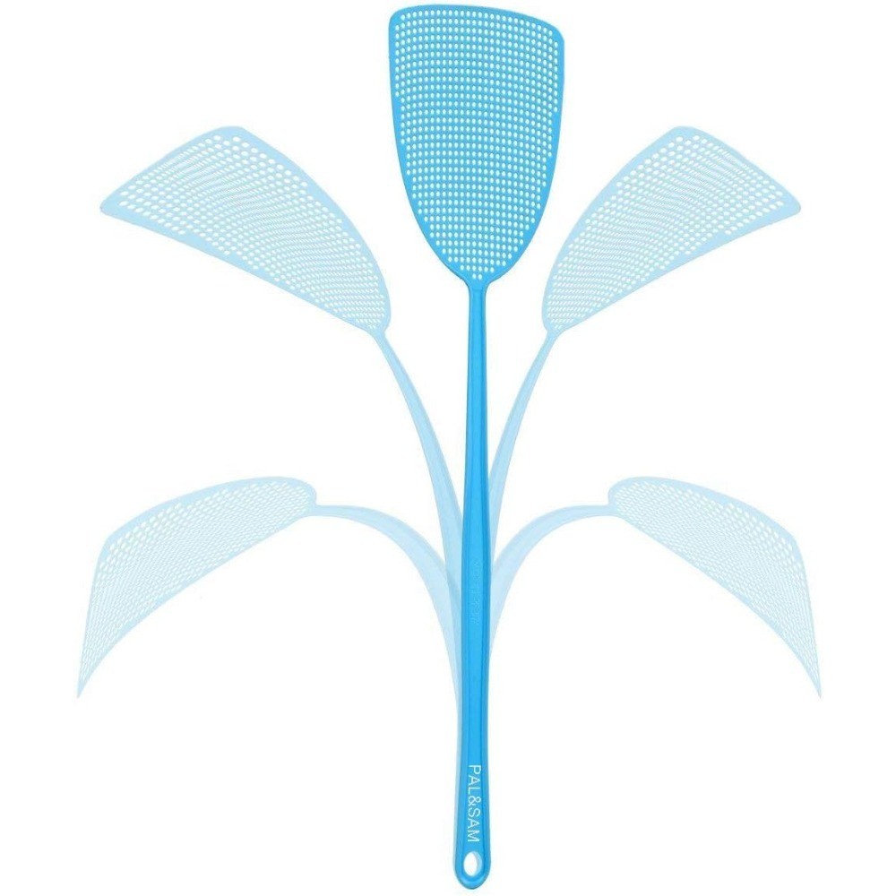 Fly Swatter, Strong Flexible Manual Swat Set Pest Control, Assorted Colors (3