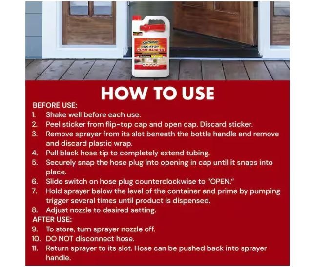 Spectracide Bug Stop Home Barrier Insect Killer � 1 Gallon Ready-to-Use