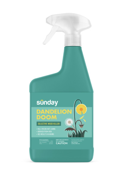 Sunday Dandelion Doom – Sunday Spot Weed Control ( 32 Fl. Oz. Bottle)
