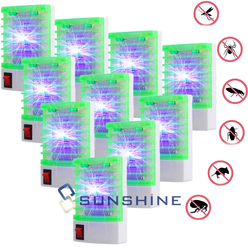 Indoor Plug-In Fruit Fly Insect Trap for Flies, Gnats, Bugs, Repellent UV Light