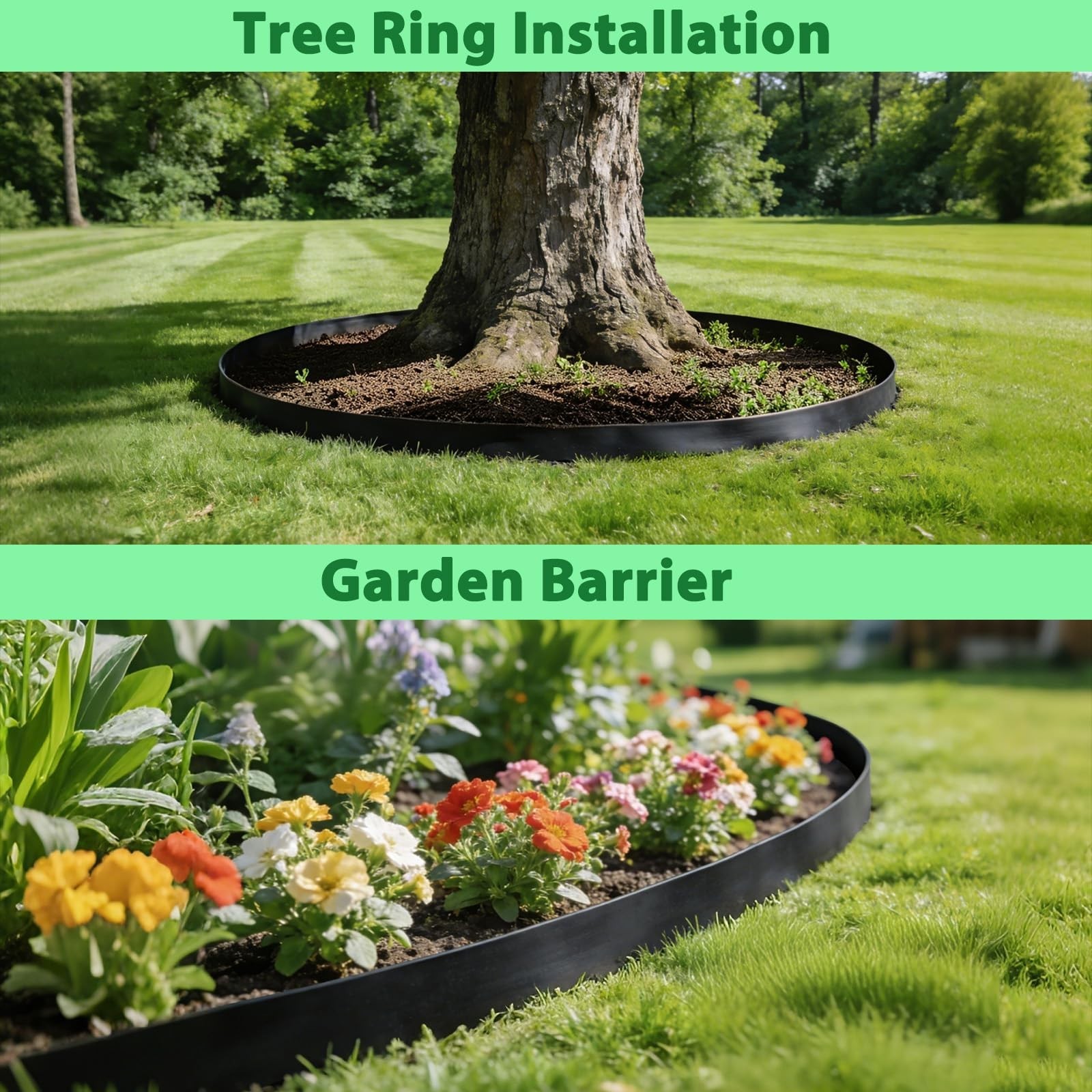 20ft Heavy-Duty Tree Root Barrier – 24in x 60mil Weed Blocker for Landscape Edgi