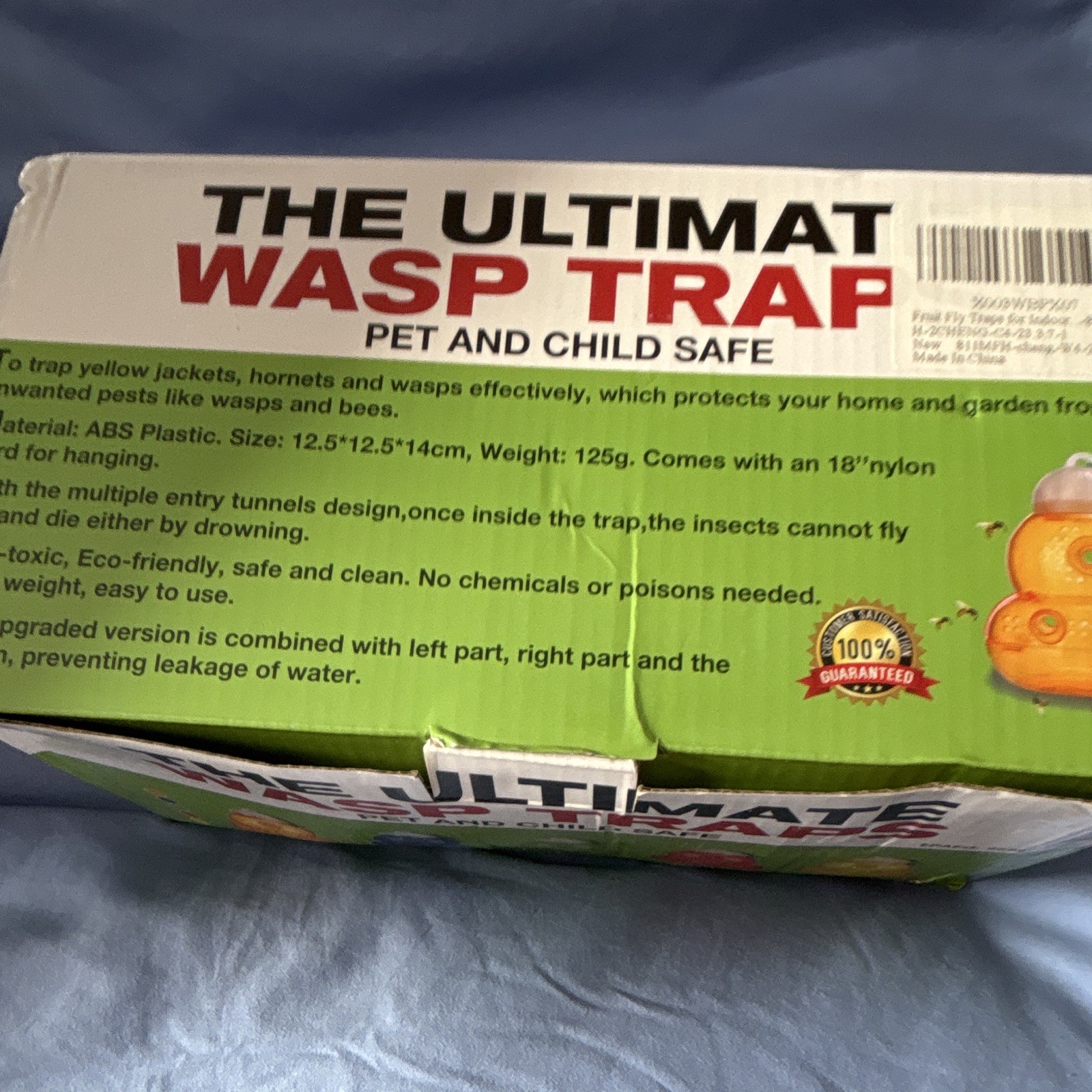 The Ultimate Wasp Traps Large Outdoor Child Safe Catch Trap 5-Pack