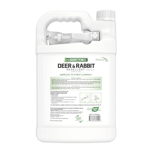 Liquid Fence Deer & Rabbit Repellent Ready-to-Use, 1-Gallon