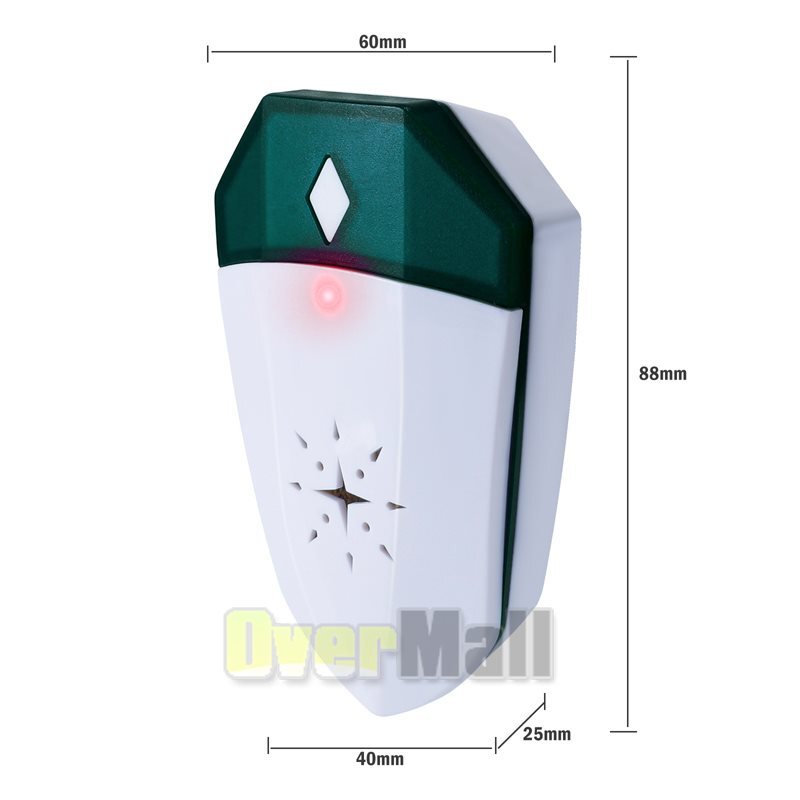 6x Electronic Pest Reject Control Ultrasonic Plug-in Repeller Bug Rat Roaches US