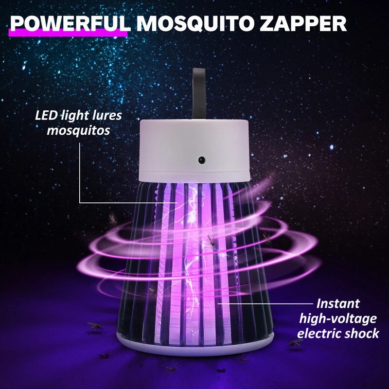 Electric Mosquito Insect Killer LED Light Fly Bug Zapper Trap Pest Control Lamp