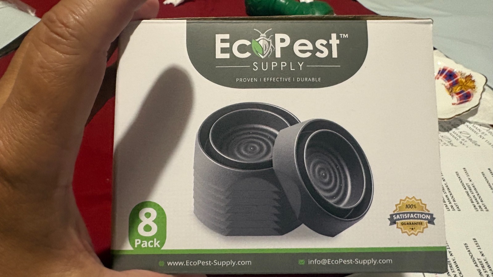EcoPest Labs Bed Bug Blocker Pro Eco Friendly Interceptor Traps 8-Pack BRAND NEW
