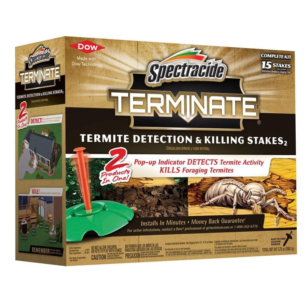 Spectracide Terminate Termite Detection + Killing Stakes Ready-to-Use (15-Count)