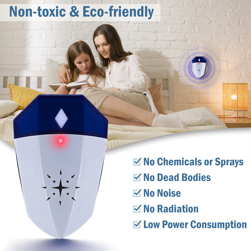 1-8X Ultrasonic Pest Control Repeller US Plug-in Reject Rat Mouse Mice Spider US