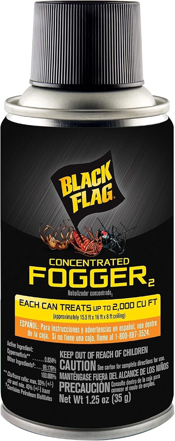 6 Can Fogger Bomb Insect Killer Bug Flies Roach Spider Indoor Bed Kill Shot Tick