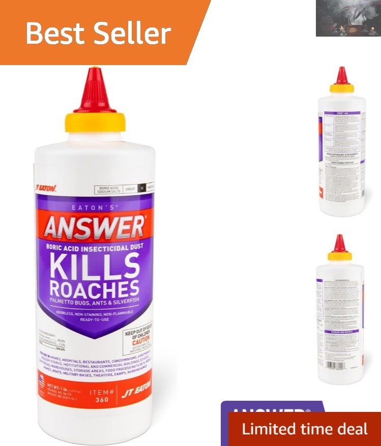 Multi-Purpose Boric Acid Powder – Eliminate Roaches, Ants & Silverfish Safely