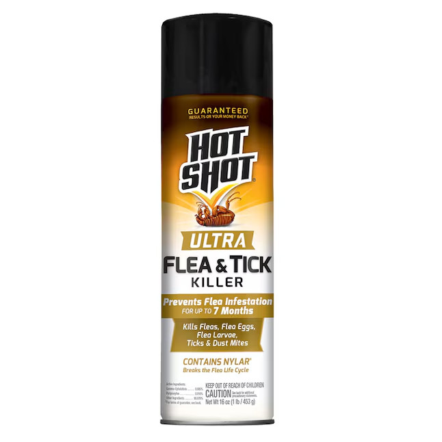 Hot Shot Ultra Flea Tick Aerosol 16 -fl oz Ready to use Flea killer