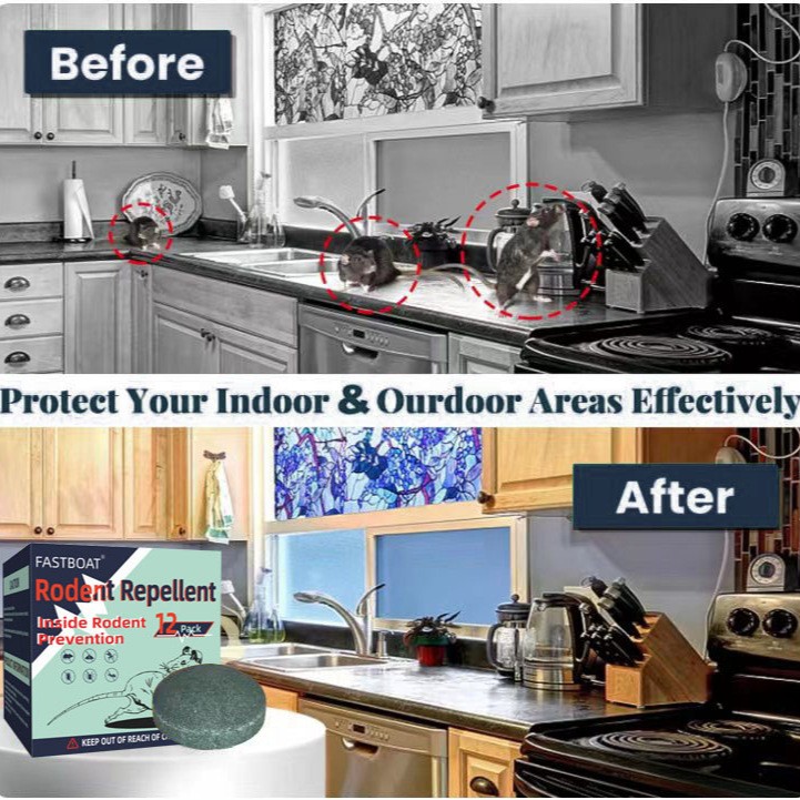 Mouse Rodent Repellent, 36 Pack Peppermint Oil to Repel Mice and Rats– Works for