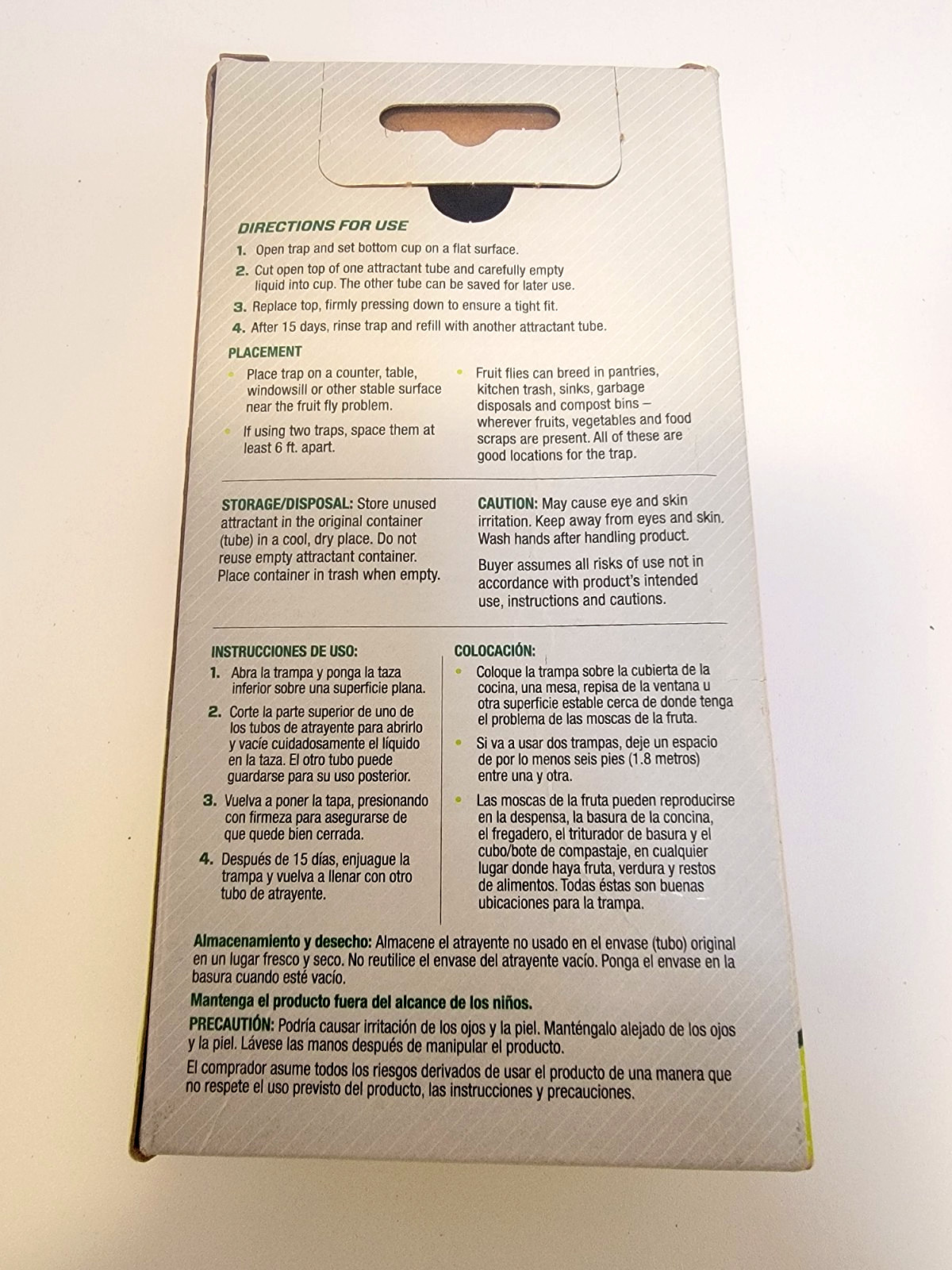 NEW UNUSED Terro Fruit Fly Trap 90 Day Supply + Rescue Reusable Fruit Fly Trap