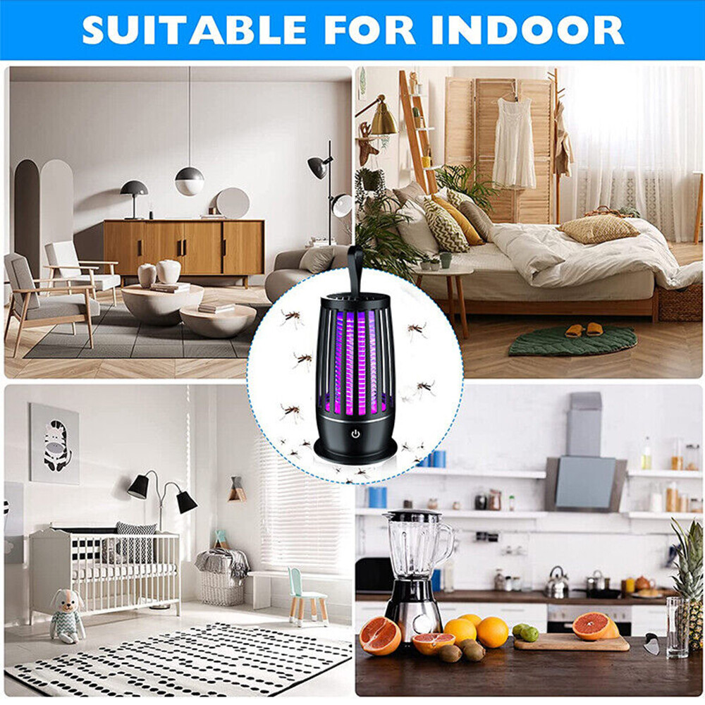 Electric Fly Bug Zapper Mosquito Insect Killer LED Light Trap Pest Control Lamp