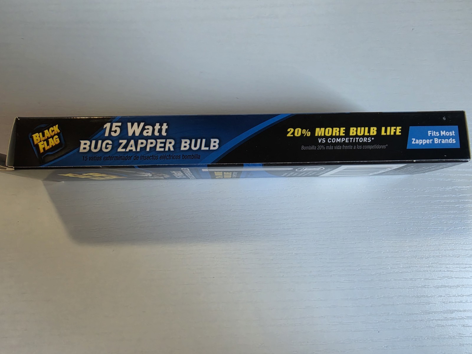 2-Pack Black Flag BB-15WHT 15 Watt Replacement Bug Zapper Bulb Fits Most Brands