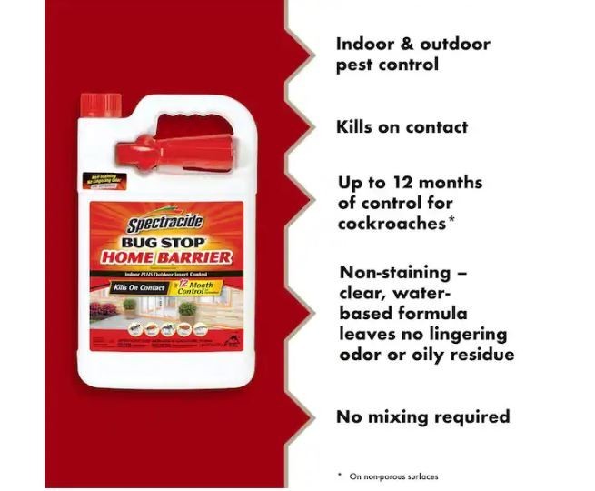Spectracide Bug Stop Home Barrier Insect Killer � 1 Gallon Ready-to-Use