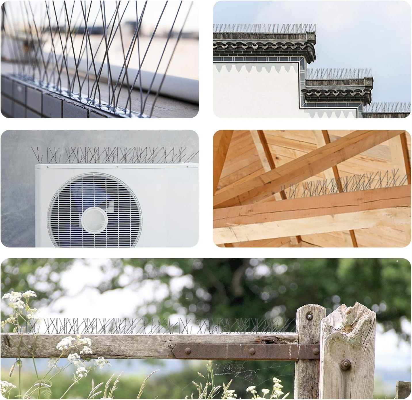 3.4 Feet Modern Bird Spikes – Durable & Humane Solution for Property Protection