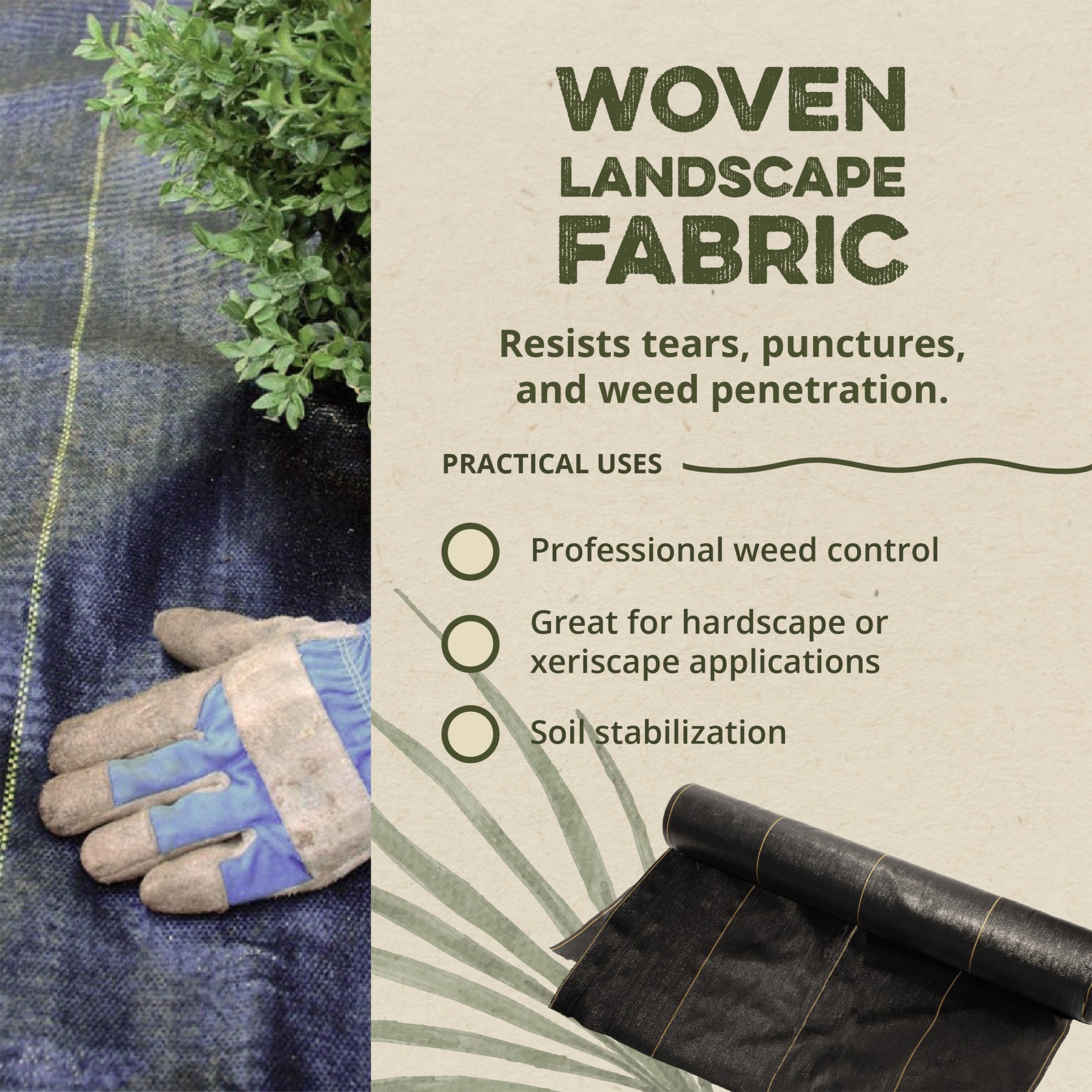 DeWitt P4 4×250 5 Oz. Pro 5 Commercial Landscape Weed Barrier Fabric (Open Box)