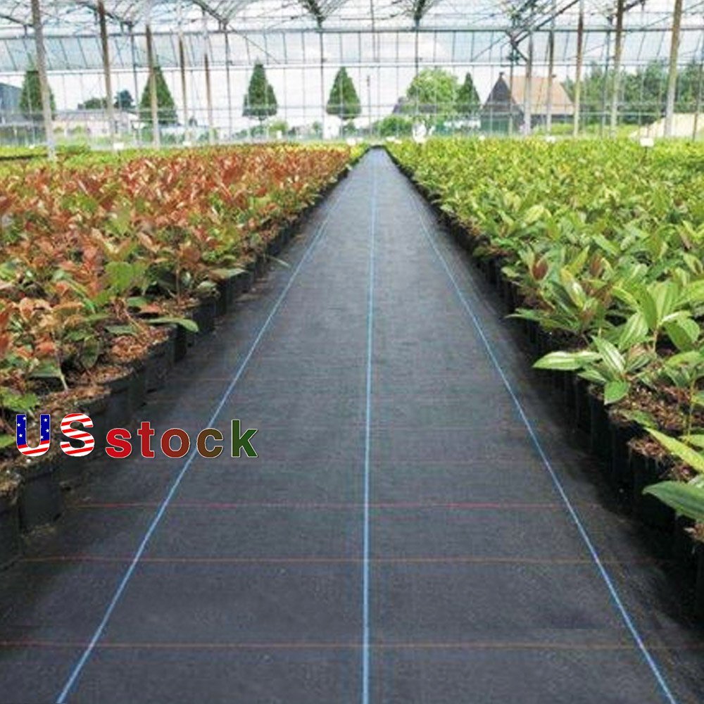 Heavy Duty Weed Barrier Fabric Woven Earthmat Ground Cover Landscape 3.2 OUNCE