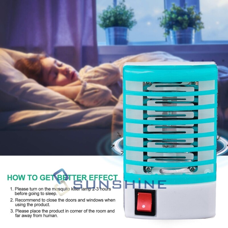 3 Plug in Mosquito Repellent Fly Catcher Mosquito Killing Lamp LED Exterminator