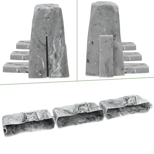 Landscape Edging Garden Edging Border Faux Stone Edging,17FT x 2.75 in Tall