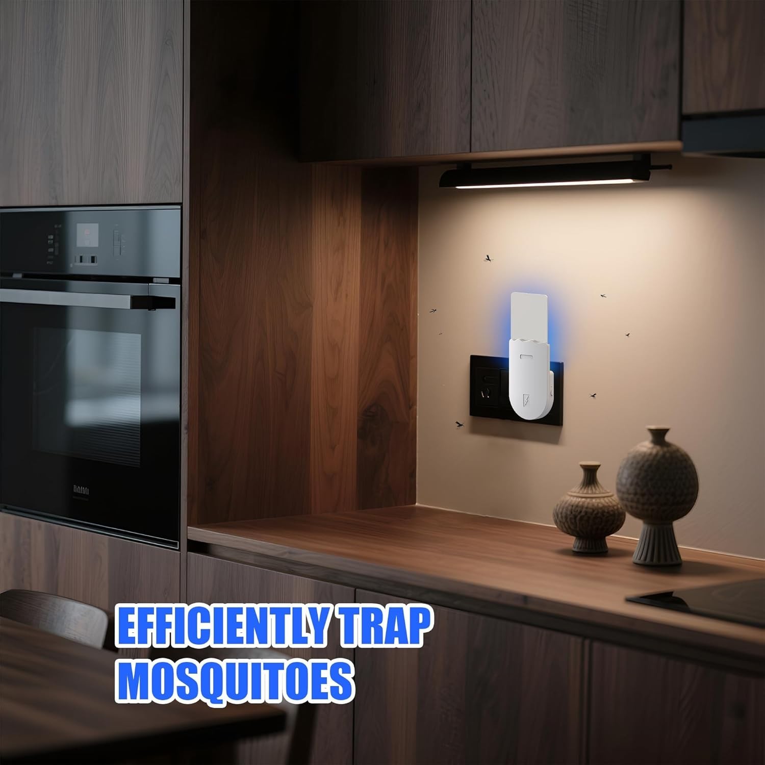 Indoor UV Fly Trap Quiet Gnat Fruit Mosquito Insect Trap 400 sq ft Night Light