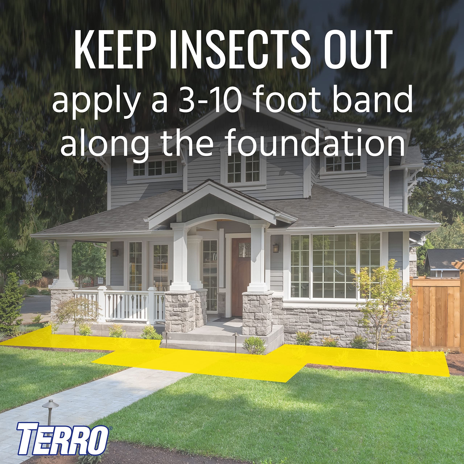 TERRO T901-6 Ant Killer Plus Multi-Purpose Insect Control for Outdoors – Kills