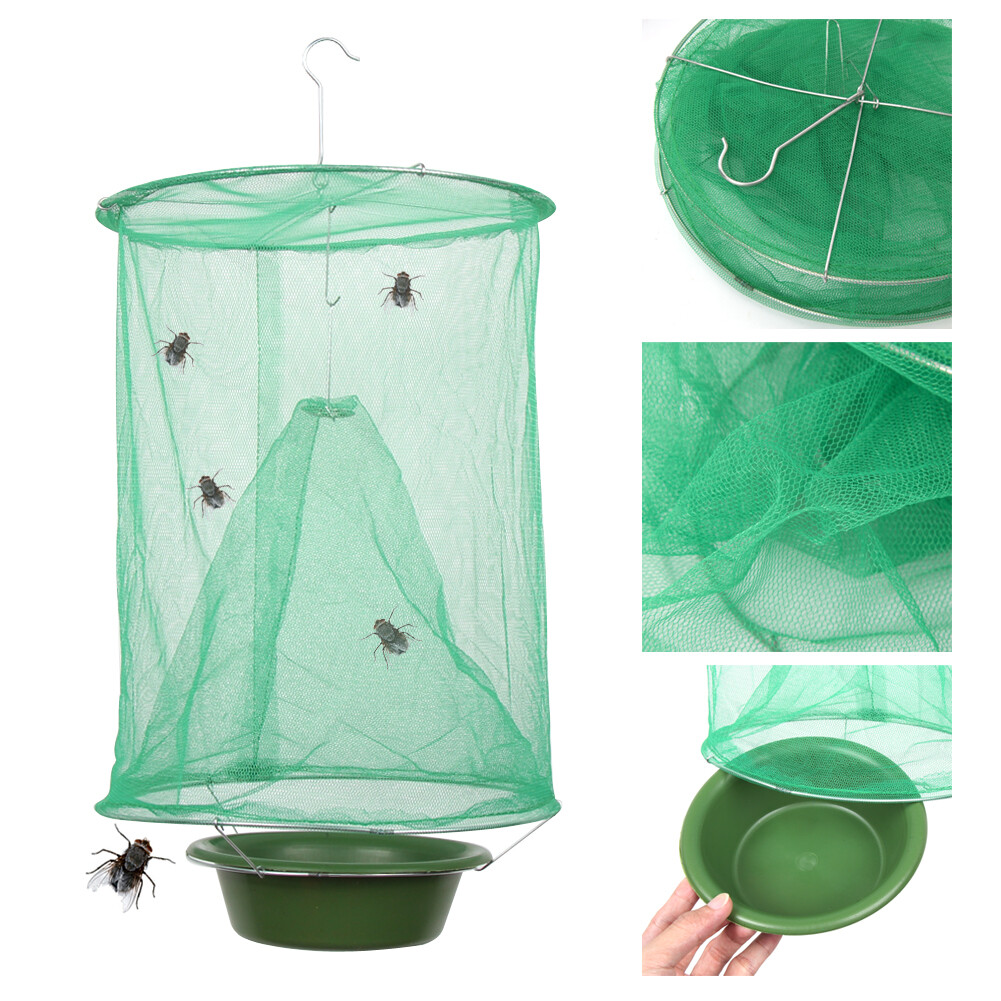 4 Pcs The Ranch Fly Trap Outdoor Fly Trap Killer Bug Net Cage Perfect for Horses
