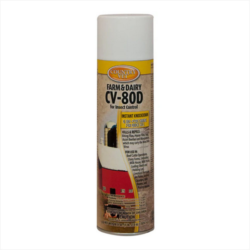 CV-80D Farm & Dairy Insect Spray ( 18.5 oz. ) Country Vet CV – 80D Insect Spray