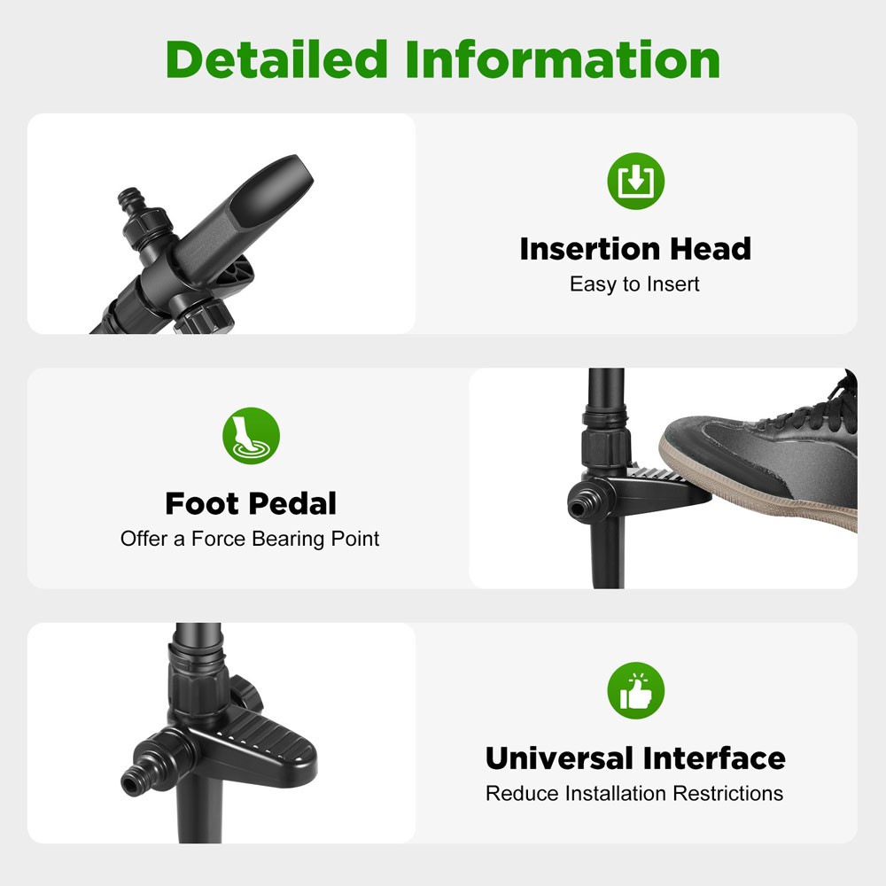 1PCS Solar Animal Repeller Water Sprinkler Sensor Motion Adjustable Durable
