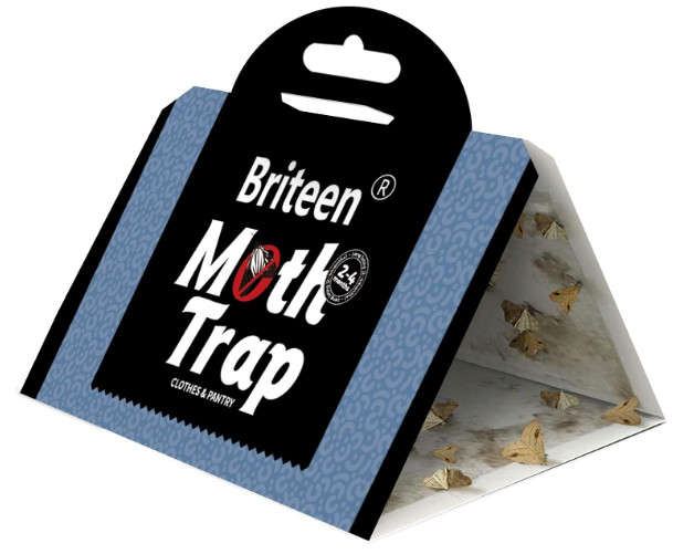10 Pack Pantry Moth Traps Safe and Effective for Food and Clothing- Glue Traps w