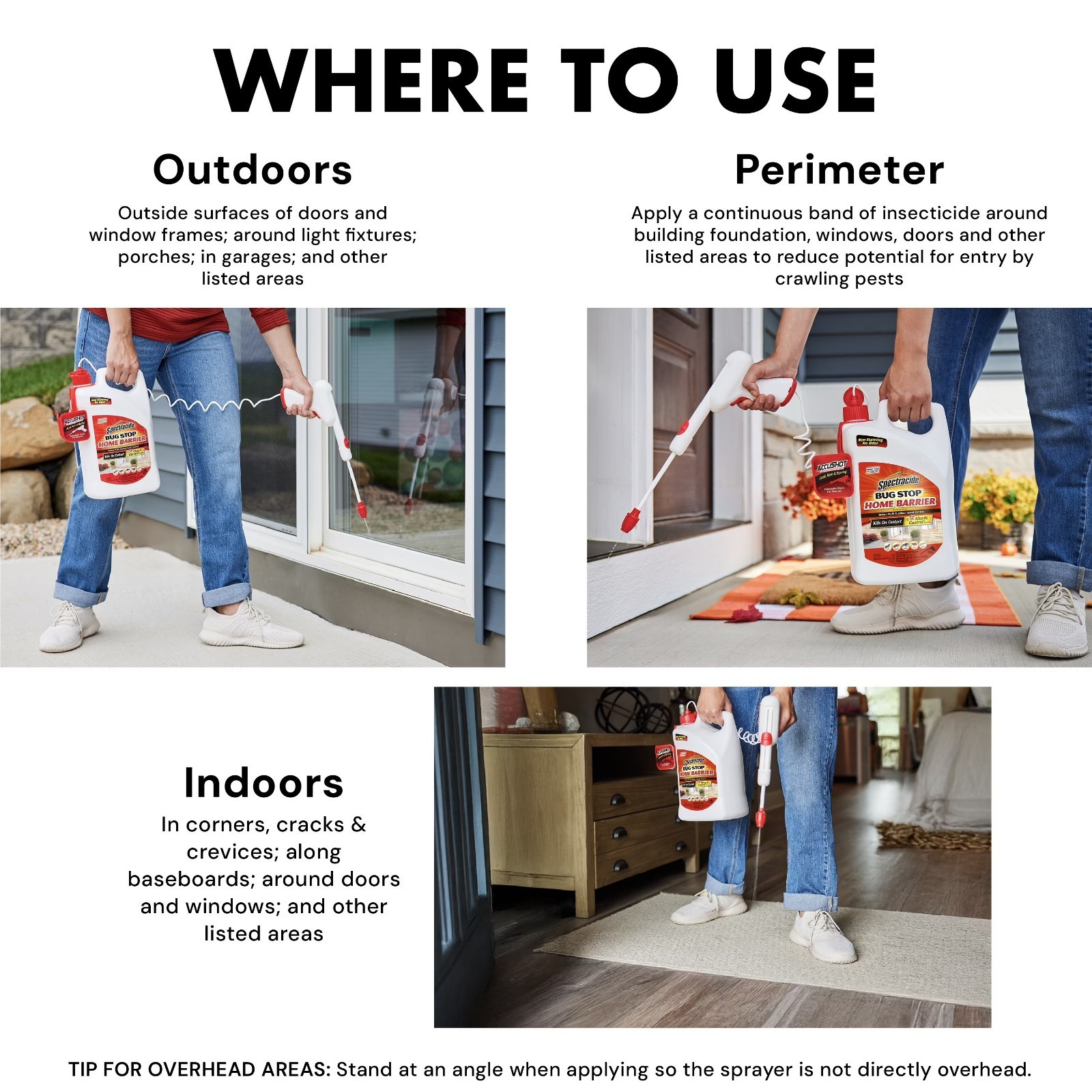 Spectracide Bug Stop Home Barrier – 1-Gallon Bug Killer Spray for Pest control