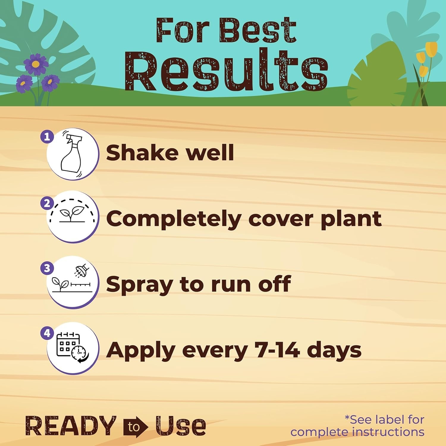Bonide Neem Oil Spray 128 oz – Organic 3 in 1 Insecticide, Fungicide & Miticide