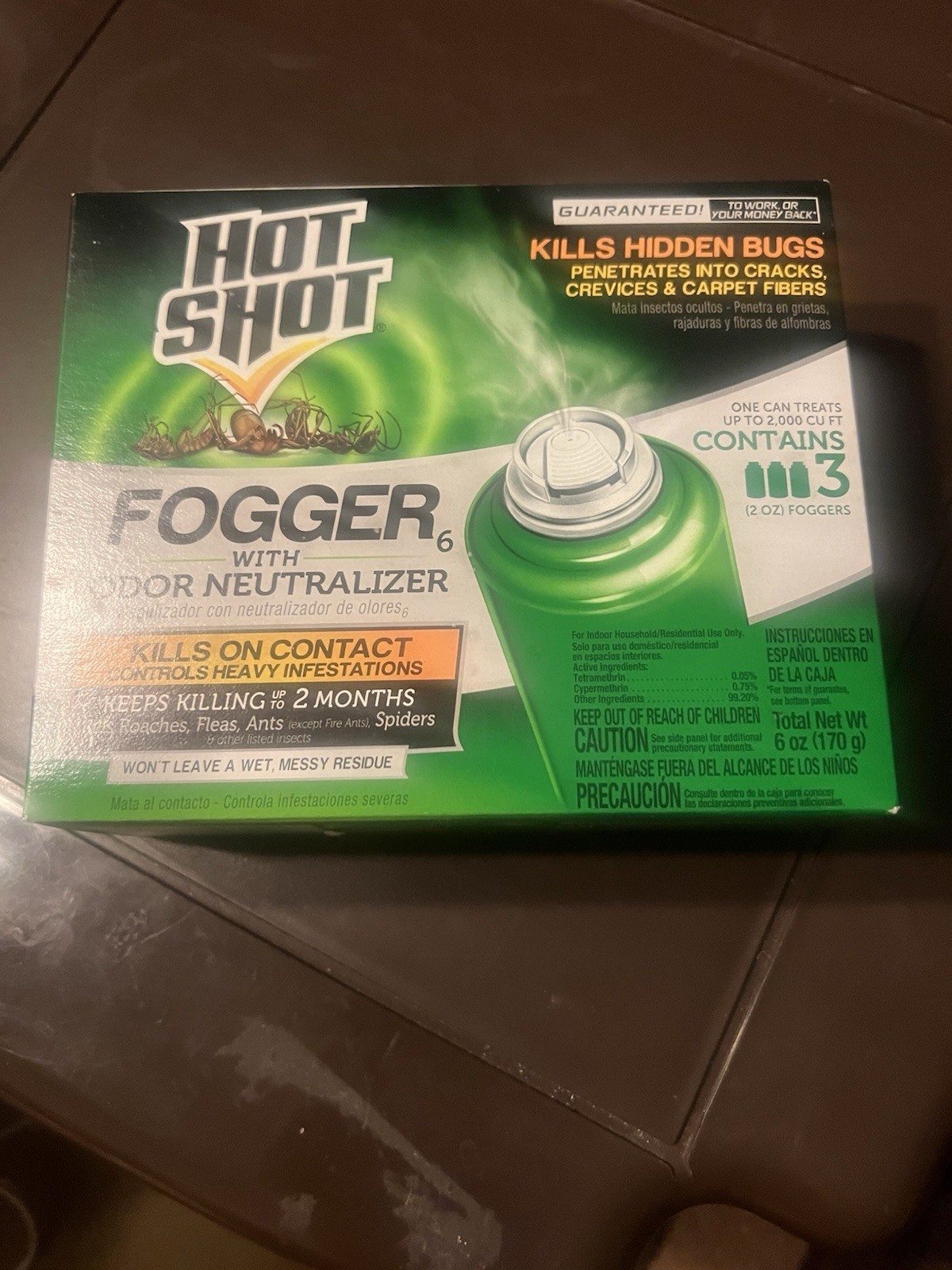 Hot Shot Insect Fogger Aerosol with Odor Neutralizer Package Of 3