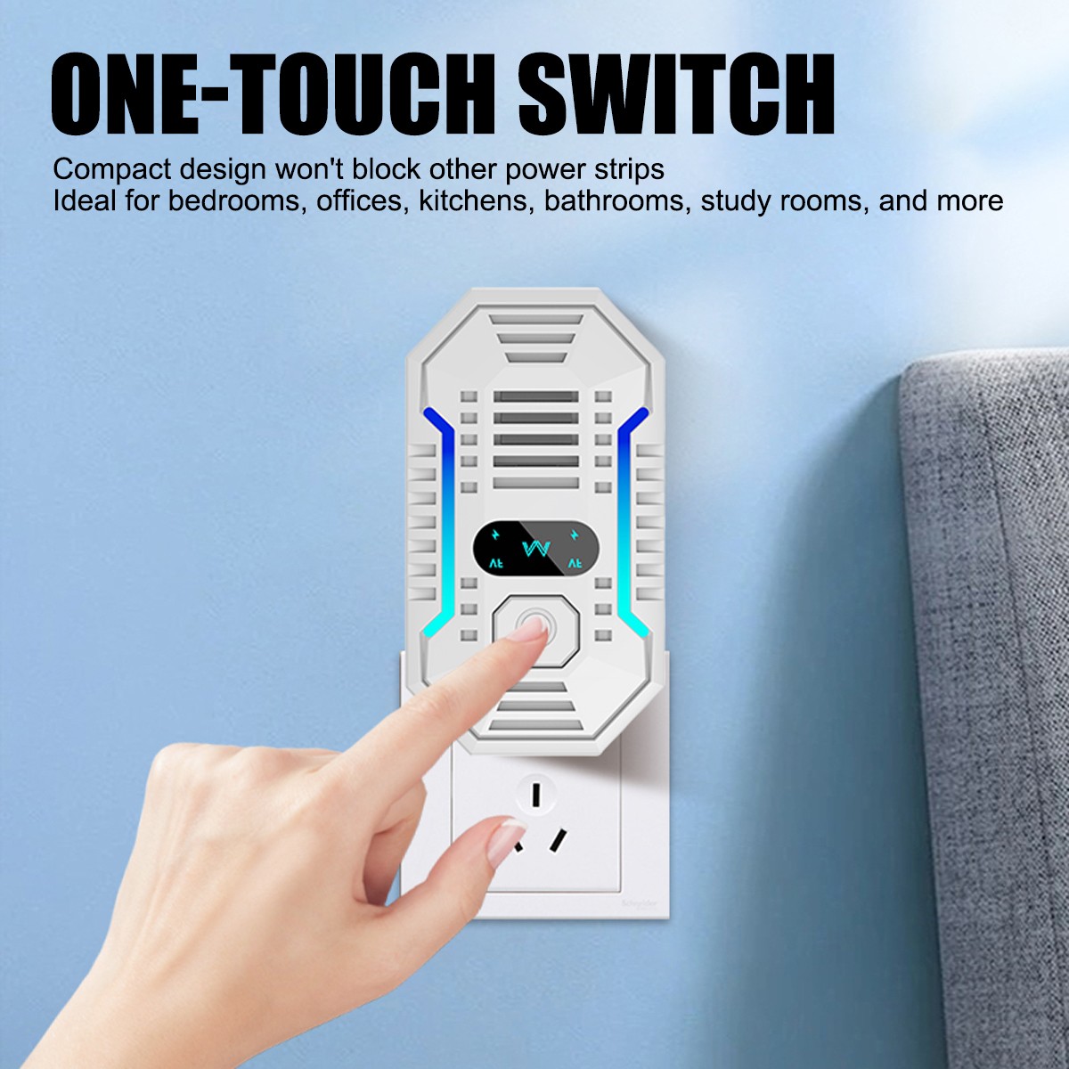 Ultrasonic Plug in Pest Repellent Control Flea Insects Mosquitoes Rats Mice Bugs