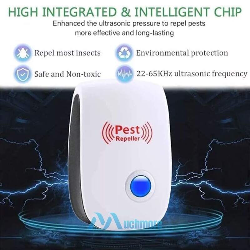 1~20x Ultrasonic Pest Control Repeller Reject Rat Mice Mouse Spider US Plug-in