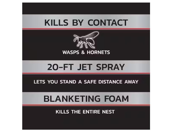 15oz Wasp & Hornet Killer Spray – Instant Knockdown Aerosol Can