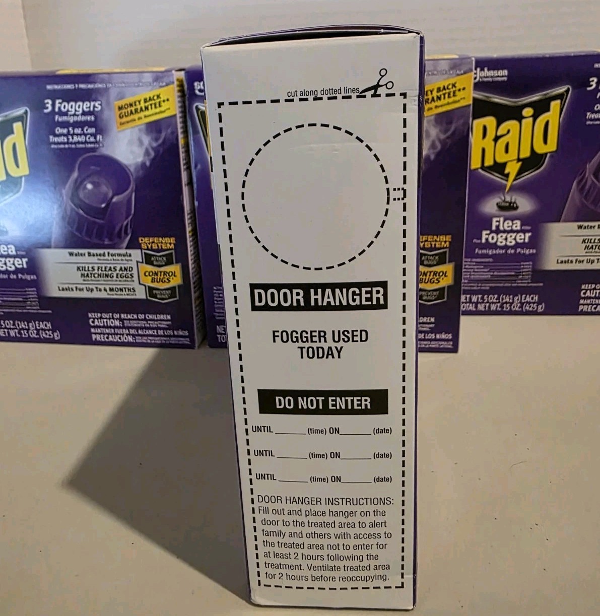 6x Lot Raid Flea Killer Plus Fogger, 5 oz, 3 Cans NEW in Box Factory Sealed