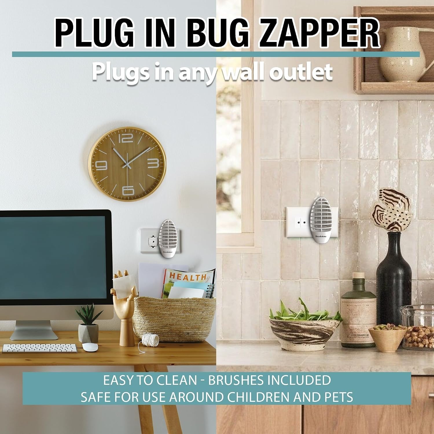 Chemical-Free Bug Zapper Set – Compact, Child-Safe Insect Eliminators for Home