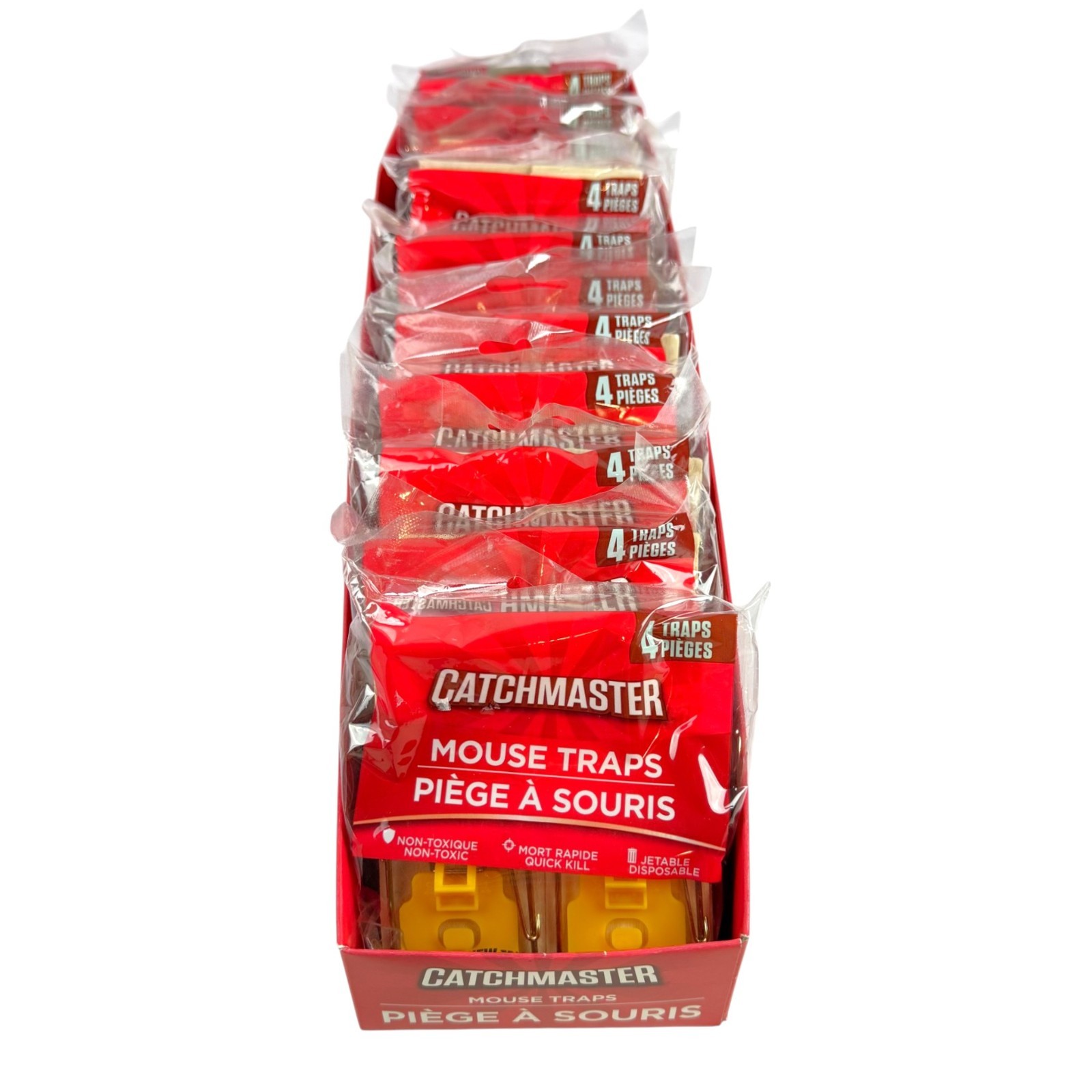Catchmaster Mouse Traps 48-Count Disposable Traditional Kiln-Dried Wood Traps