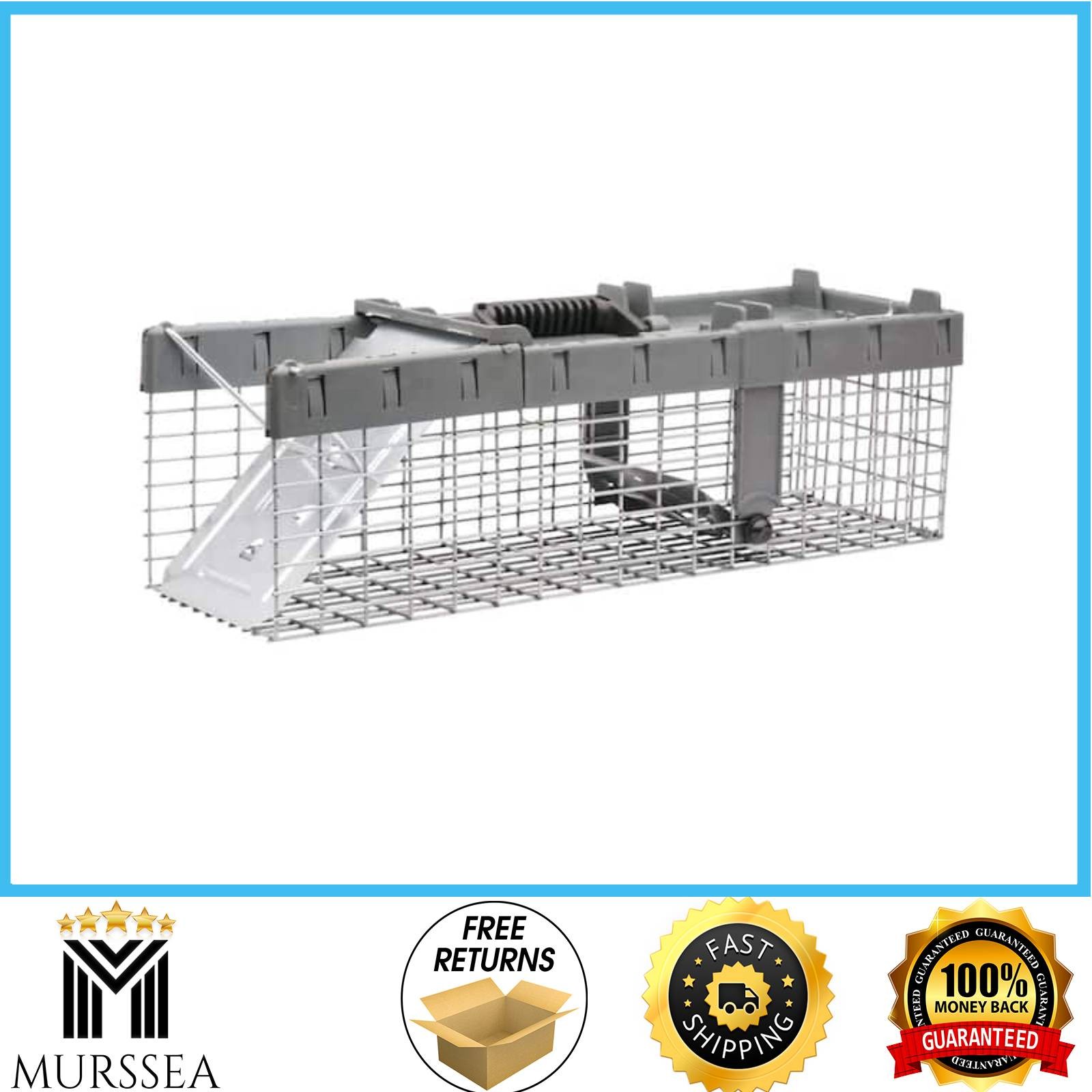 Havahart Small 1 Door Humane Live Animal Trap Squirrel Chipmunk Weasel Cage