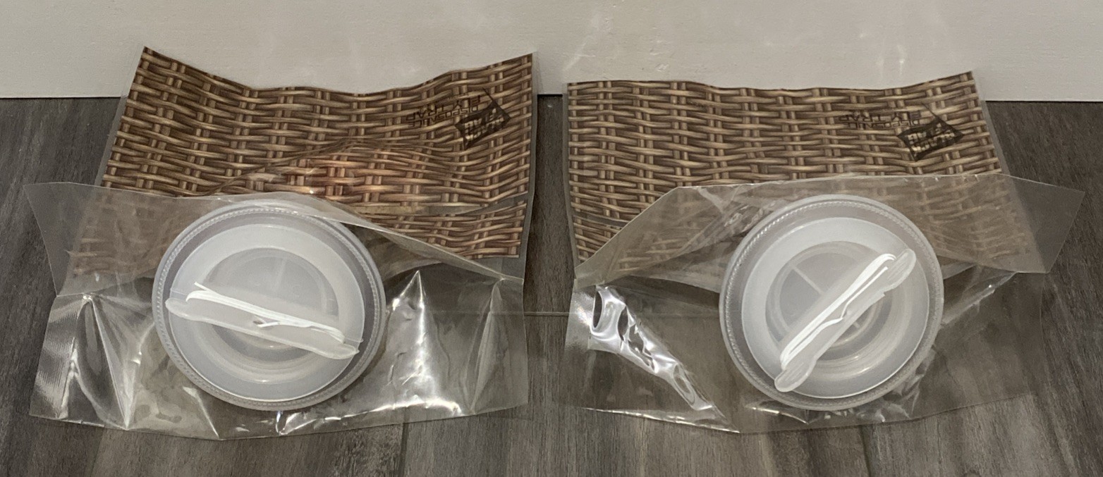 Black Flag Disposable Outdoor Pest Bug Trash Filth Fly Trap Set Lot Of Two NEW