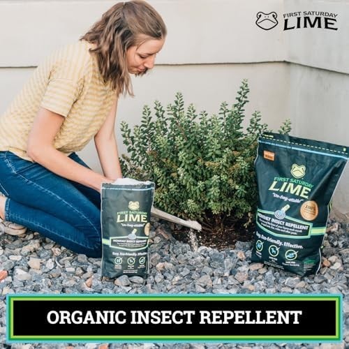 First Saturday Lime Insect Deterrent 20LB Monthly Insect Barrier Multi Purpose