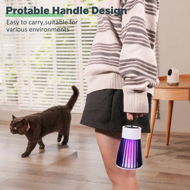 Electric Mosquito Insect Killer LED Light Fly Bug Zapper Trap Pest Control Lamp