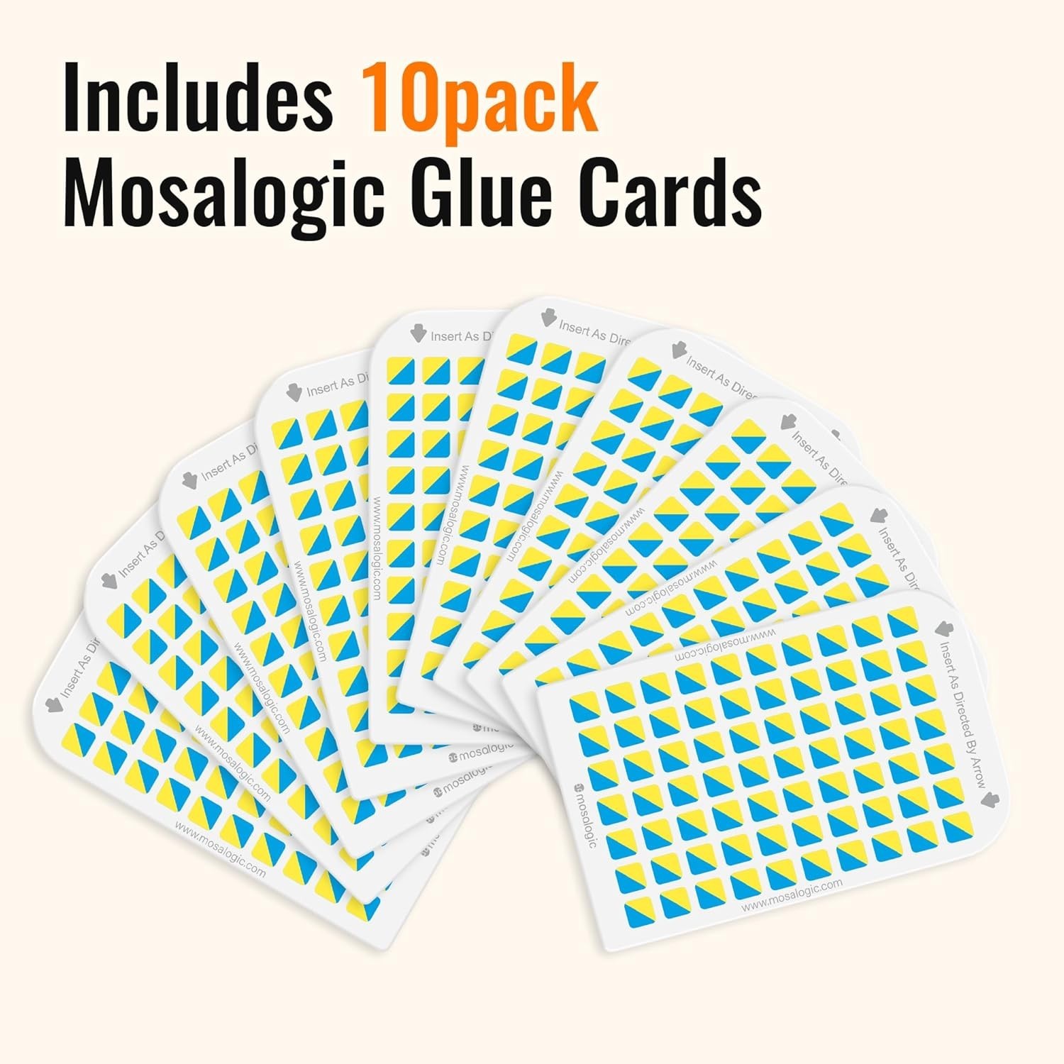 Replacement Sticky Glue Cards – 10-Pack for Indoor Fly Traps – Child & Pet Safe